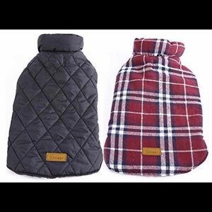 Plaid dog vest